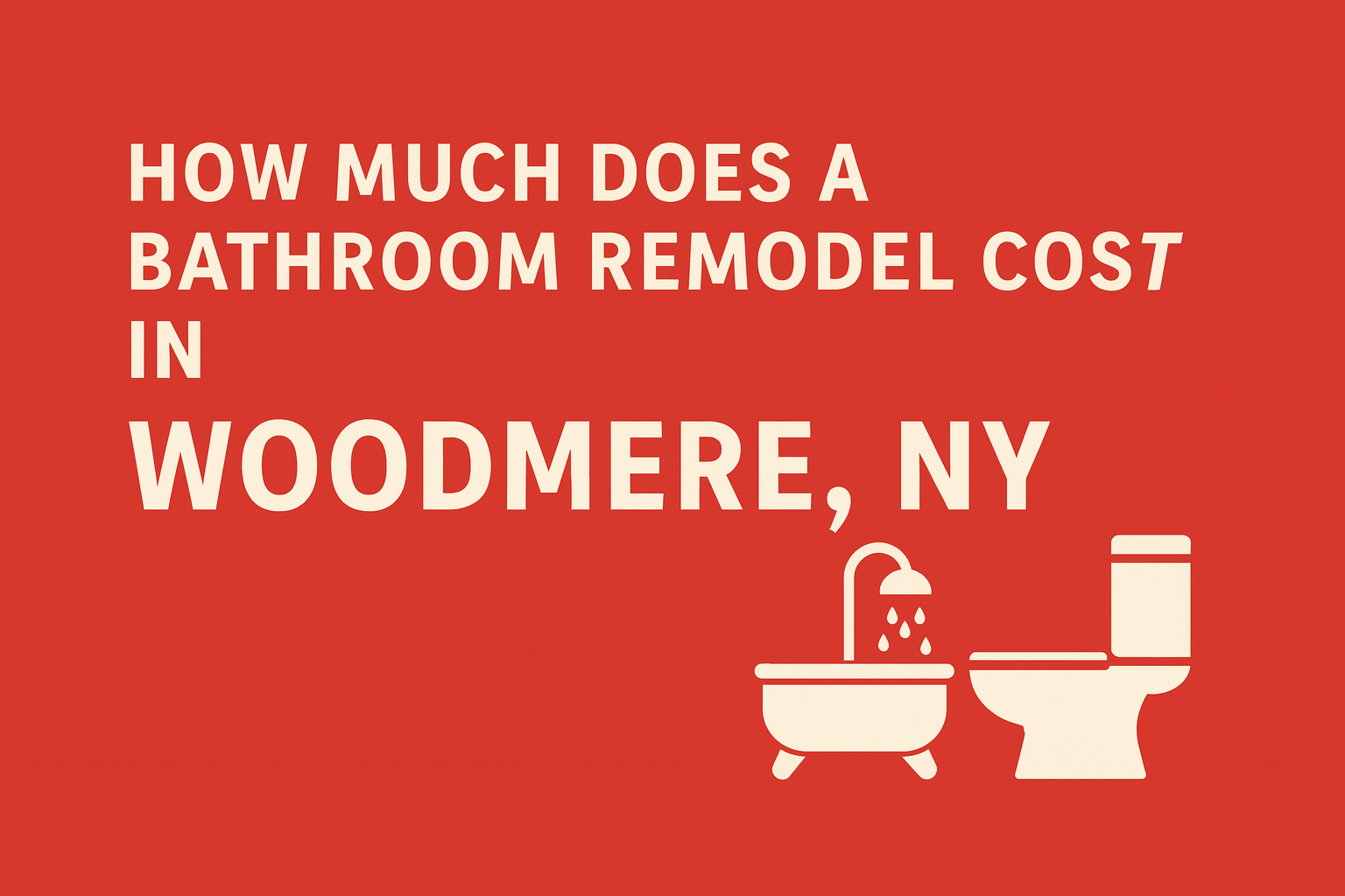 Woodmere bathroom remodelres