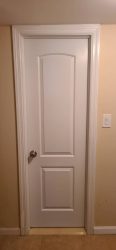New interior door installed by Long Beach door repair and remodeling company